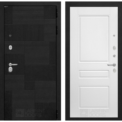 PAZL 03 - Белый софт входная дверь