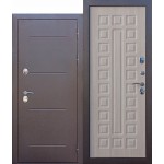 Дверь ISOTERMA Медный антик- Лиственница Мокко