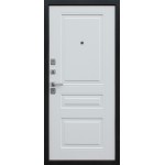 ДИКСОН 3Д-белый матовый стальная дверь с терморазрывом